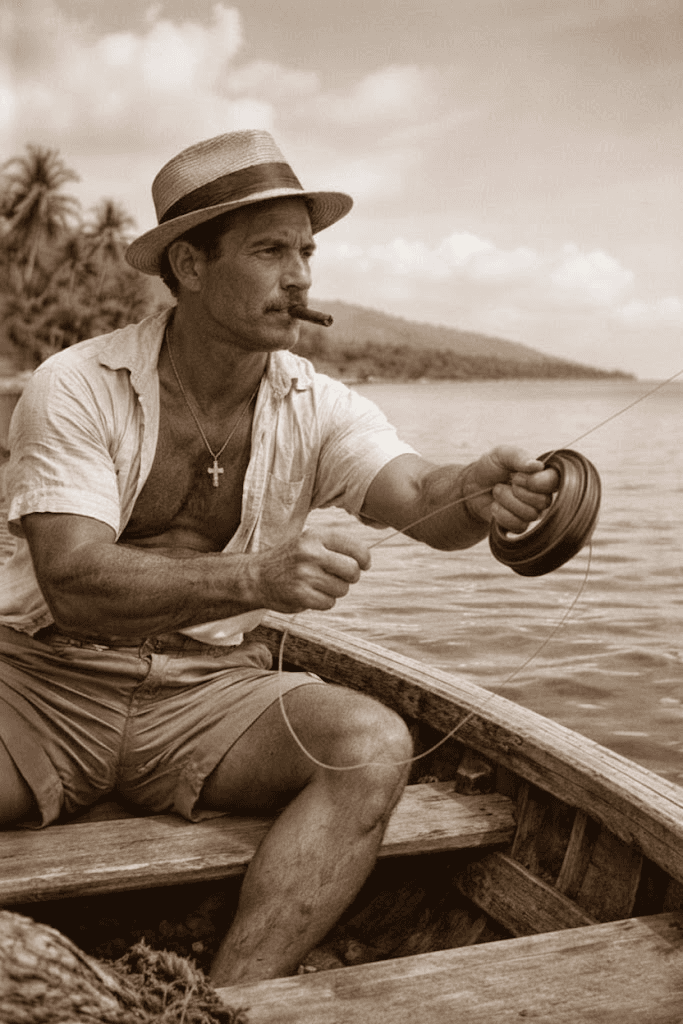 Vintage Cuban Yo-Yo handline fishing
