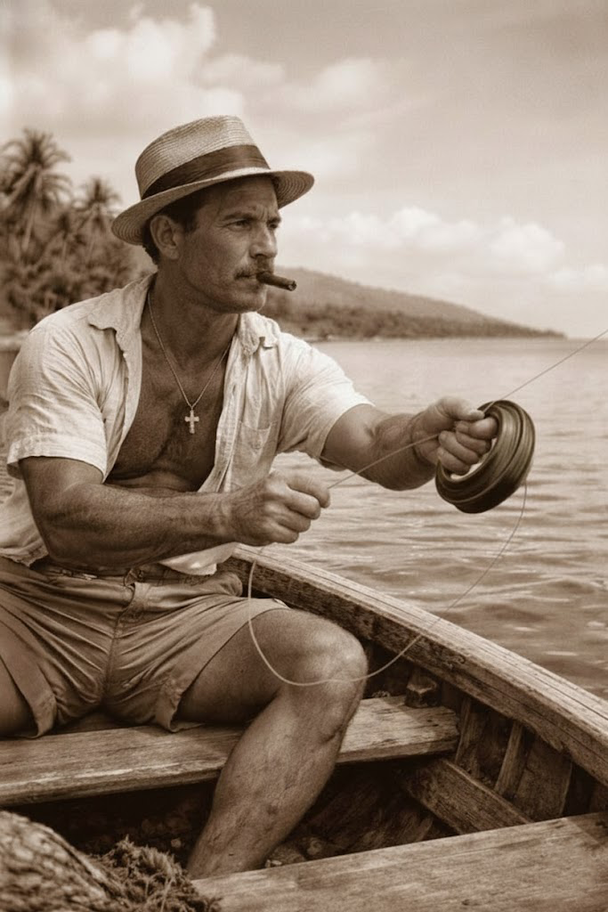 Vintage Cuban Yo-Yo handline fishing