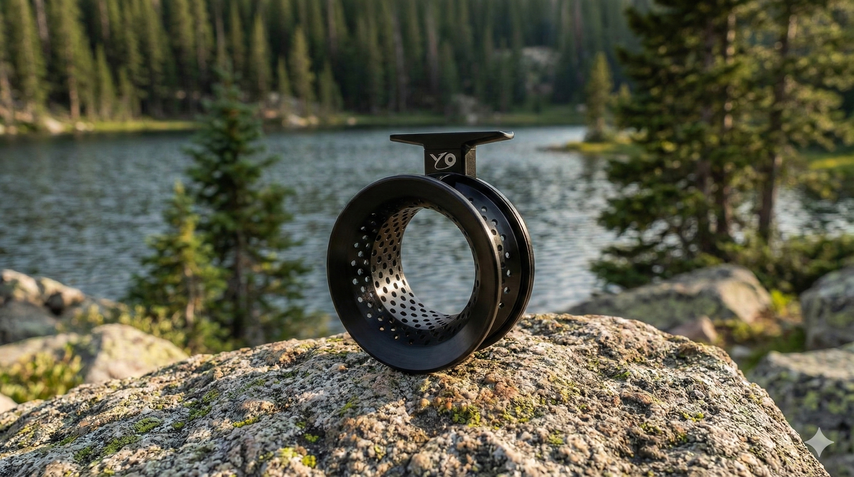 YO Reel in open-water fishing environment